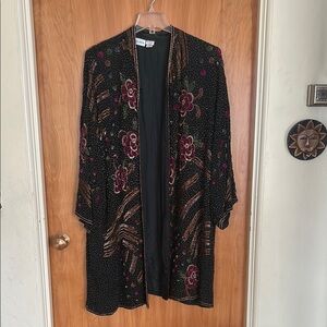 Vintage Floral Kimono Jacket